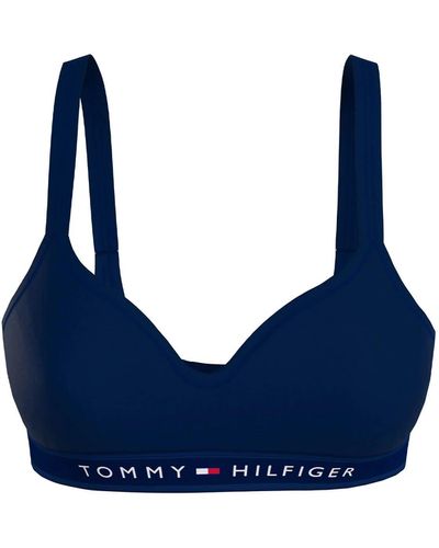 Tommy Hilfiger Mujer Bralette Bralette Lift Stretch - Azul