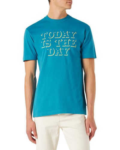 Springfield Camiseta Today Is The para Hombre - Azul