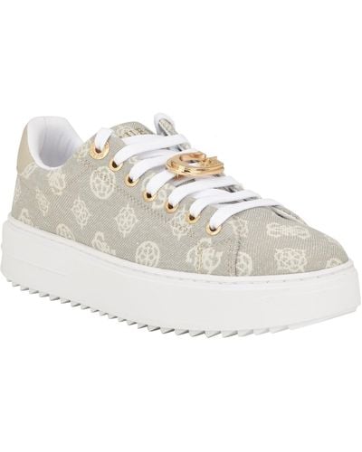 Guess Denesa Sneakers Voor - Wit