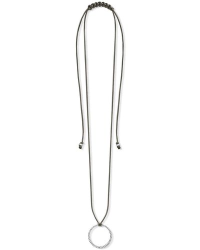 Thomas Sabo Silver Pendant Necklace - Grey