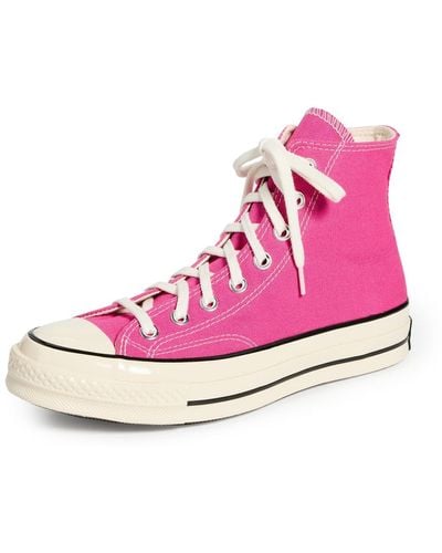 Converse Chuck 70 High Top Trainers - Pink