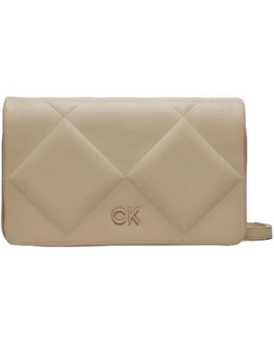 Calvin Klein Umhängetasche Shoulder Bag Quilt K60K611759 - Natur