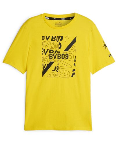 PUMA Borussia Dortmund FtblCore T-Shirt - Gelb