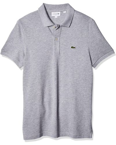 Lacoste Classic Pique Slim Fit Short Sleeve Polo Shirt - Blue