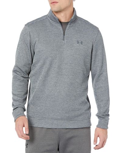 Under Armour Storm Sweater Fleece 1/4 Zip Pitch Gray/Pitch Gray XLT - Grau