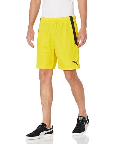 PUMA Teamliga Shorts - Yellow