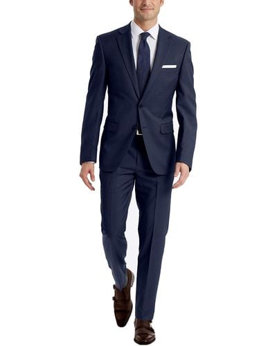 Calvin Klein Slim Fit Separates Business-Anzug Jacke - Blau