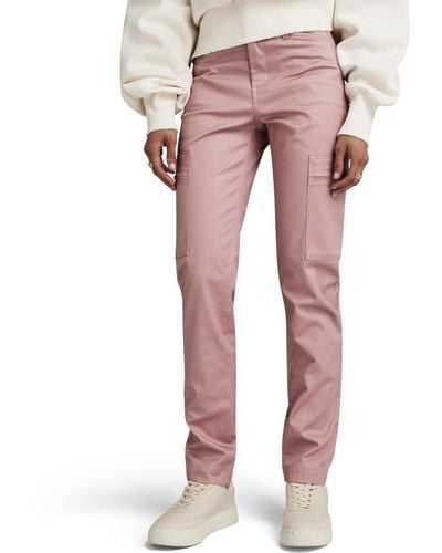 G-Star RAW D572-c072 Cargo Trousers / Woman - Pink