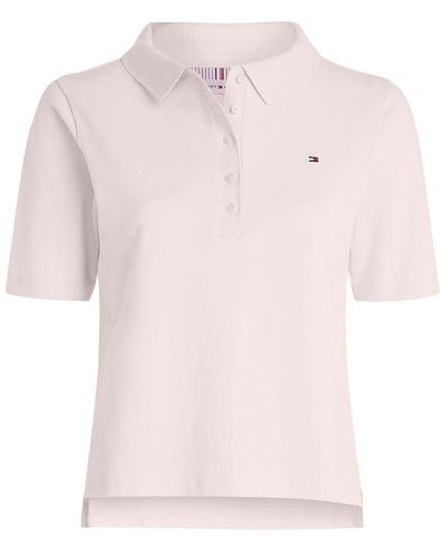 Tommy Hilfiger S/s Polo's Voor - Roze