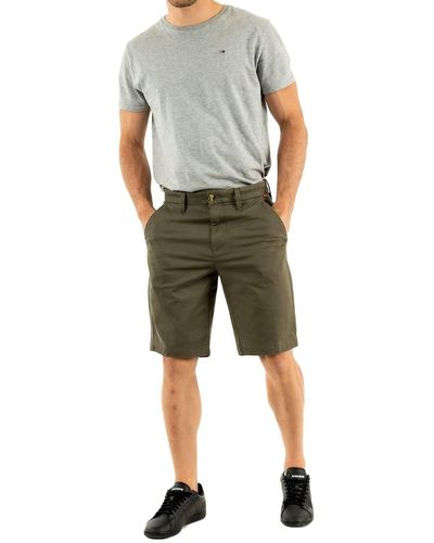 Timberland Stretch Twill Chino Short Leaf Green 35 Hombre - Verde