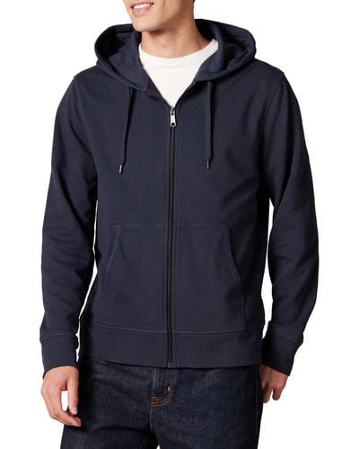 Amazon Essentials Lightweight French Terry Full-zip Hooded Sweatshirt - Blue