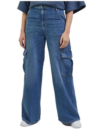 Lee Jeans Cargo Slouch Jeans - Blu