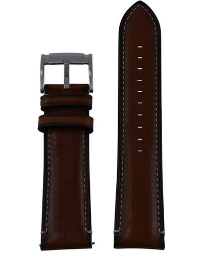 Fossil Uhrband Wechselarmband LB-ME1161 Ersatzband ME1161 Uhrenarmband Leder 22 mm Braun