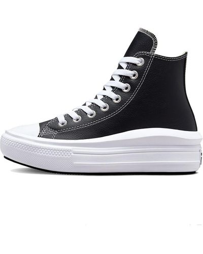 Converse Chuck Taylor All Star Move Platform Sneaker in Black | Lyst UK