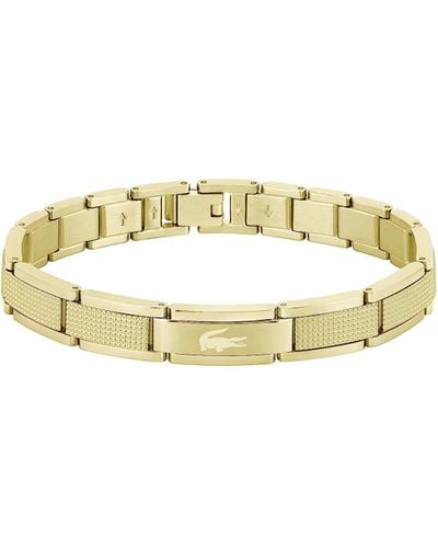 Lacoste Armband mit Knebelverschluss für Kollektion STENCIL Gelbgold - 2040219 - Mettallic