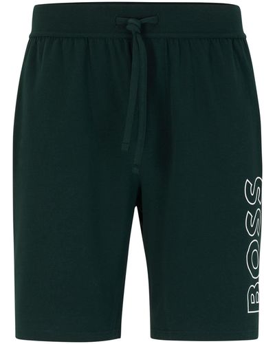 BOSS Identity Shorts Pantalón De Pijama - Verde