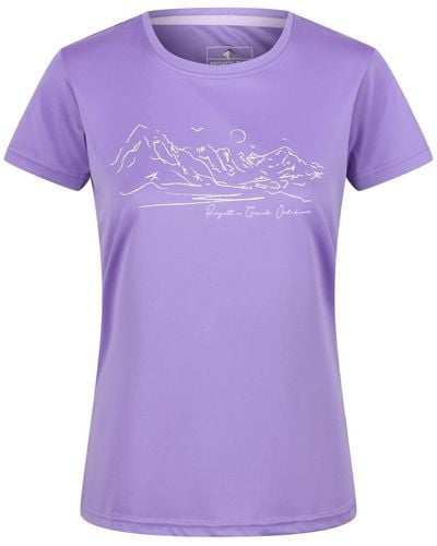 Regatta Fingal VI T-Shirt pour Améthyste Clair Taille 42 - Violet