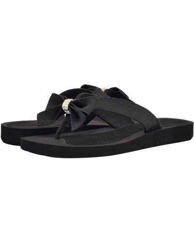 Guess Tuta, Chanclas Mujer, Negro, 38.5 EU