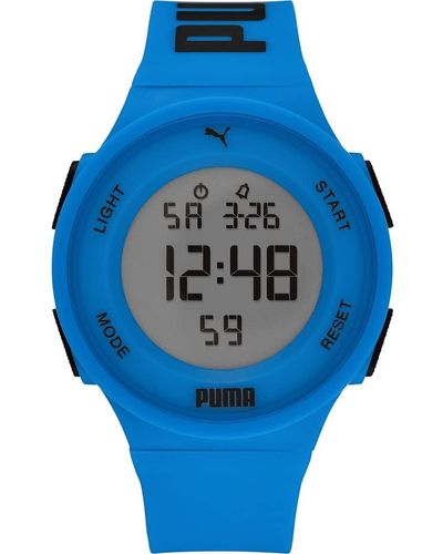 PUMA Analog-Digital Automatic Uhr mit Armband S7232410 - Blau