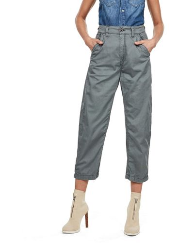 G-Star RAW Broek Army City Mid Bf Tapered Wmn_pants - Blauw