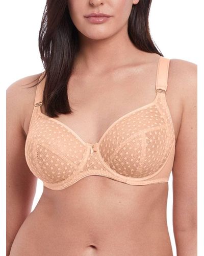Freya Starlight Unlined Side Support Lace Underwire Bra - Natural