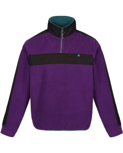 Regatta Professional S Vintage Pullover Fleece Jacket - Purple