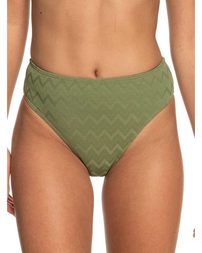 Roxy Moderate Bikini Bottoms for - Bikinihose mit mittlerer Bedeckung - Frauen - M - Grün