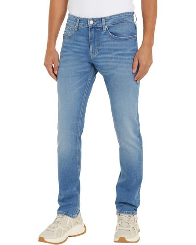 Tommy Hilfiger Jeans Uomo Slim Fit - Blu