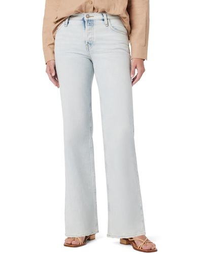 Hudson Jeans Rosie High-rise Wide Leg Jeans - White