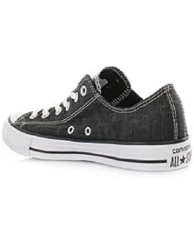 Converse Chuck Taylor All Star Classic Colours Low Solid Canvas Adult Lifestyle Shoe - Black