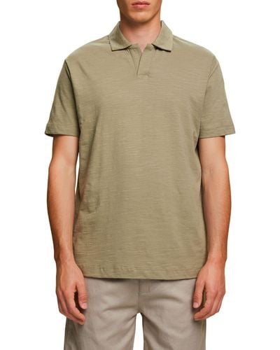 Esprit Collection Poloshirt Van Jersey - Groen