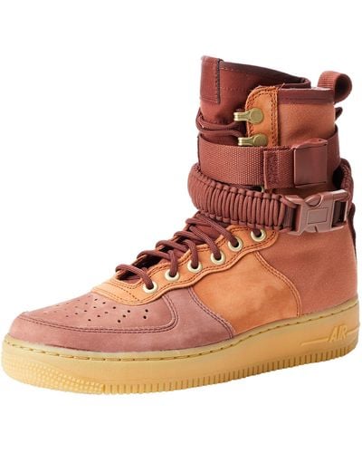 Nike Sf Af1 Prm Slouch Boots - Brown