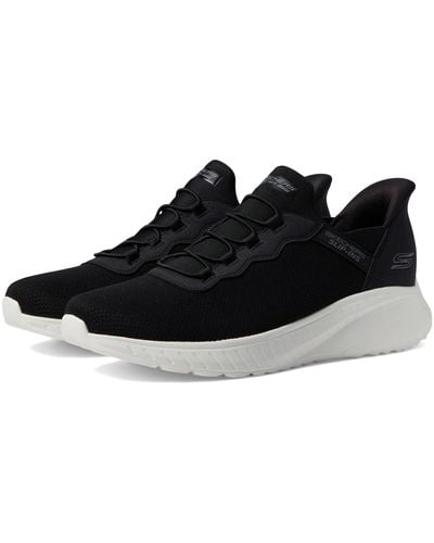 Skechers Hands Free Slip-ins Bobs Squad Chaos-daily Hype Trainer - Black