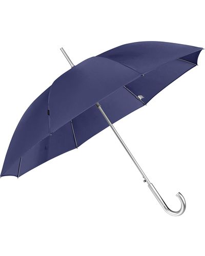 Samsonite Alu Drop S Stick Lady Auto Open Parapluie Bleu Indigo Bleu 87 cm