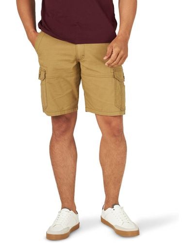 Lee Jeans Mens Extreme Motion Swope Cargo Shorts - Natural