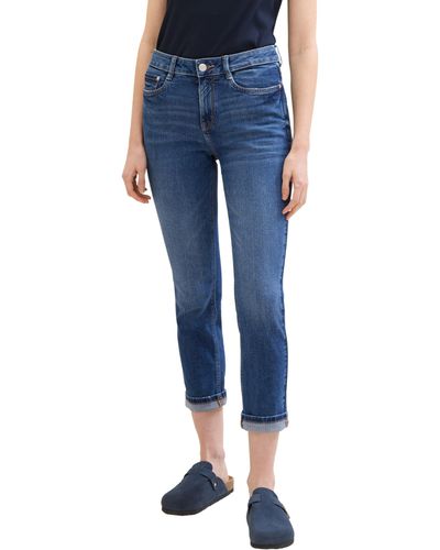Tom Tailor Kate Cropped Jeans - Blau