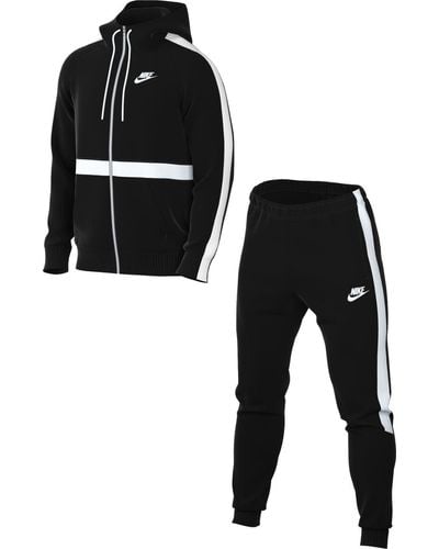 Nike Trainingspak M Nk Club Wvn Hd Trk Suit - Zwart