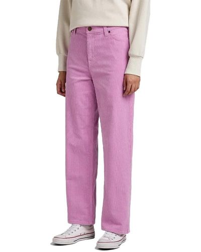 Lee Jeans Wide Leg Long Jeans - Viola