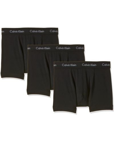 Calvin Klein Onderbroek 3p Trunk,schwarz - Zwart