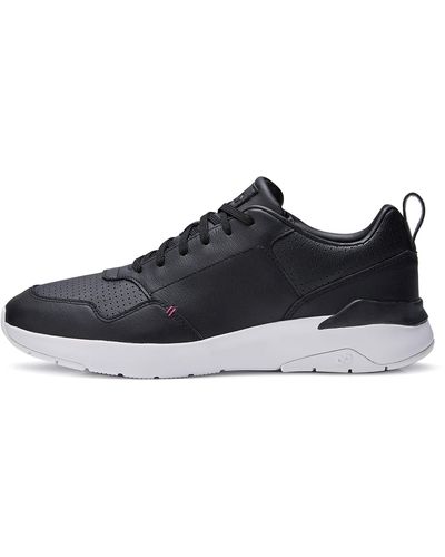 CARE OF by PUMA Leather Platform Court Low-top Trainers - Black