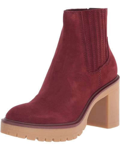 Dolce Vita Caster Fashion Boot - Red