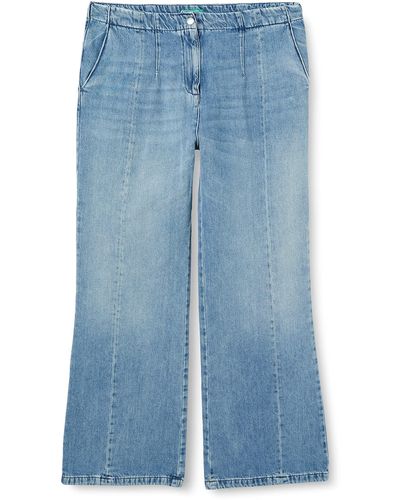 Benetton Trousers 41amdf030 Jeans - Blue