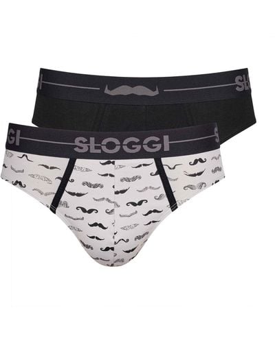 Sloggi Men Go Movember Mini C2P - Bianco
