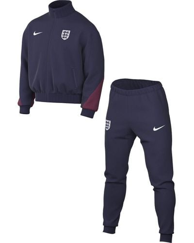Nike England Herren Dri-fit Strike TRK Suit K Chándal - Azul