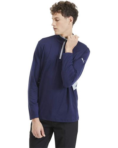 PUMA Rotatie 1/4 Zip Pullover - Blauw