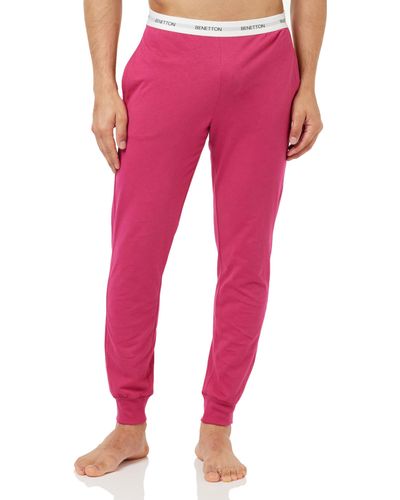 Benetton Trousers 30964f00g Pyjama Trousers - Pink