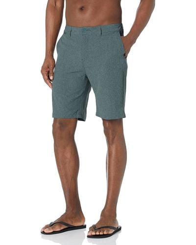 Quiksilver Union Amphibian Hybrid 20 Inch Outseam Water Friendly Short Casual - Blue