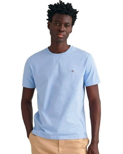 GANT Reg Shield T-shirt T Shirt - Blau
