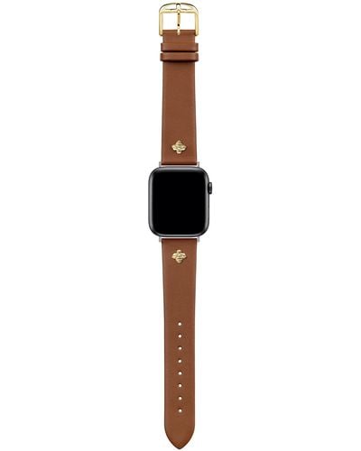 Ted Baker Tan Leather Strap Bumblebee Pin For Apple Watch® - Black