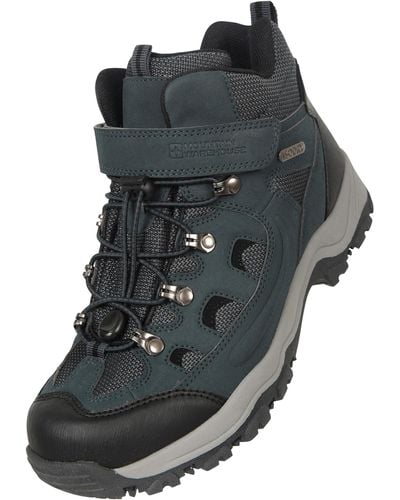 Mountain Warehouse Adventurer Womens Adaptive Waterproof Boots - Isodry, Waterproof Footwear With Synthetic Upper & Elastic - Black